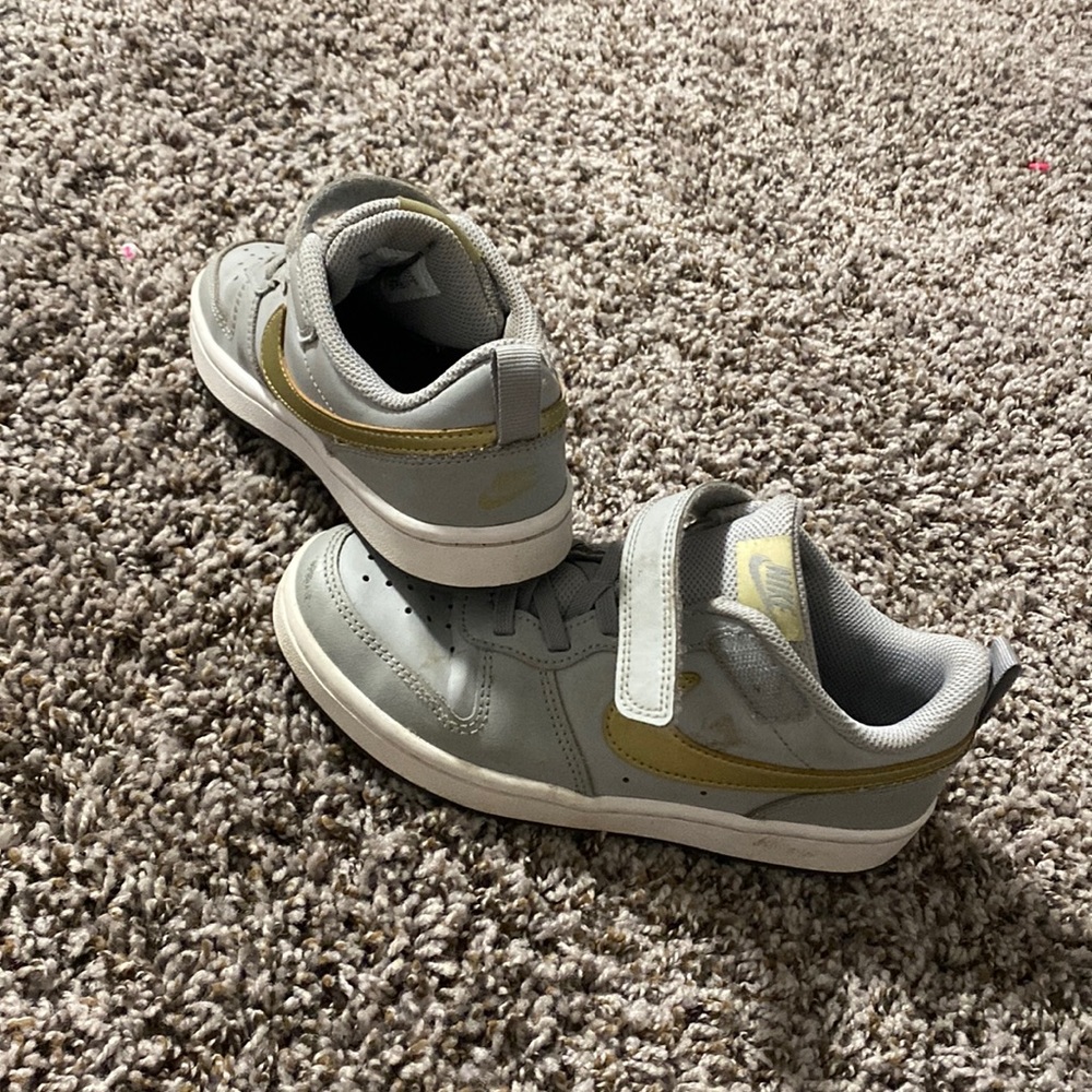 Nike grey and gold